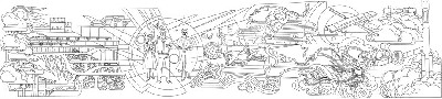 人文歷史浮雕雕塑原創(chuàng)手繪設(shè)計(jì)稿