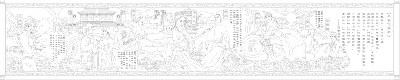 人文歷史浮雕雕塑原創(chuàng)手繪設(shè)計(jì)稿